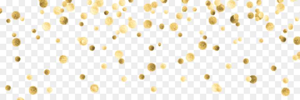 Gold Confetti Transparent Background, Pattern, Paper Free Png Download