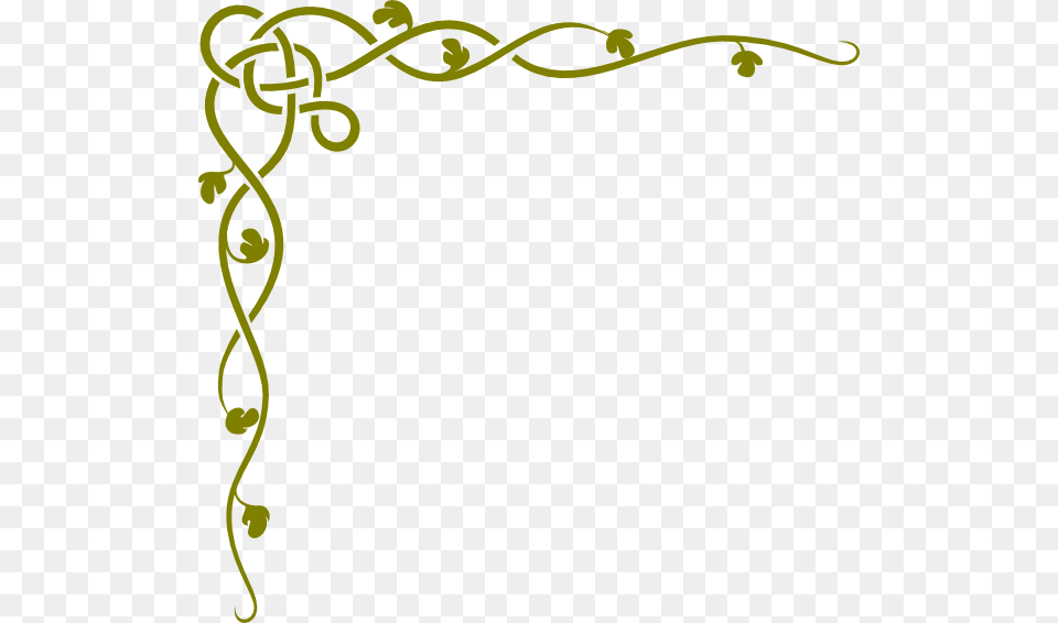 Gold Corner Border Download Vines Clipart, Art, Floral Design, Graphics, Pattern Free Png