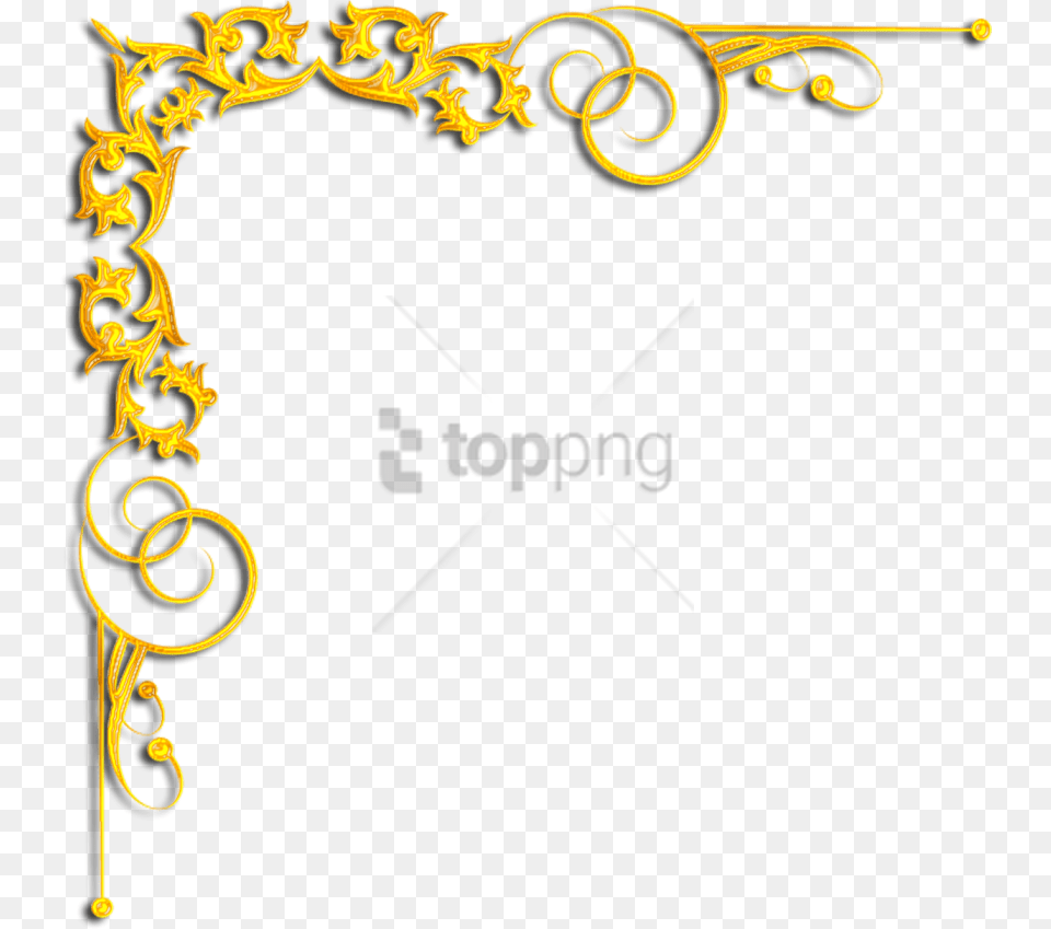 Gold Corner Designs Image With Zolotie Ugolki, Art, Floral Design, Graphics, Pattern Free Transparent Png