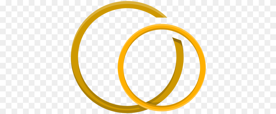 Gold Couple Ring Vector Vertical, Hoop Free Png Download