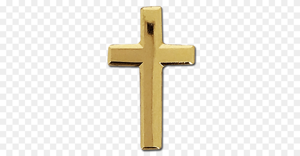 Gold Cross Badge, Symbol, Crucifix Free Transparent Png