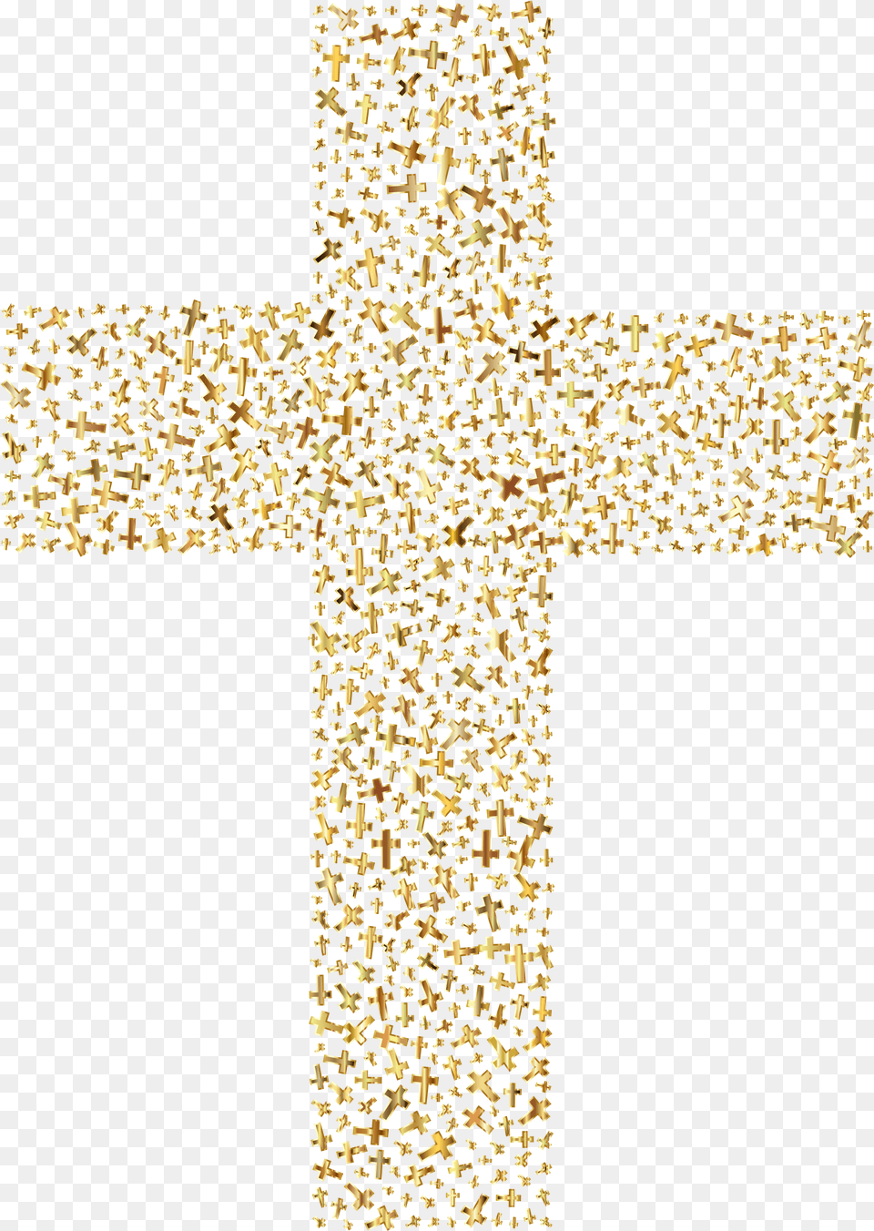 Gold Cross Clipart Baptism Gold Cross Clipart, Symbol Free Png