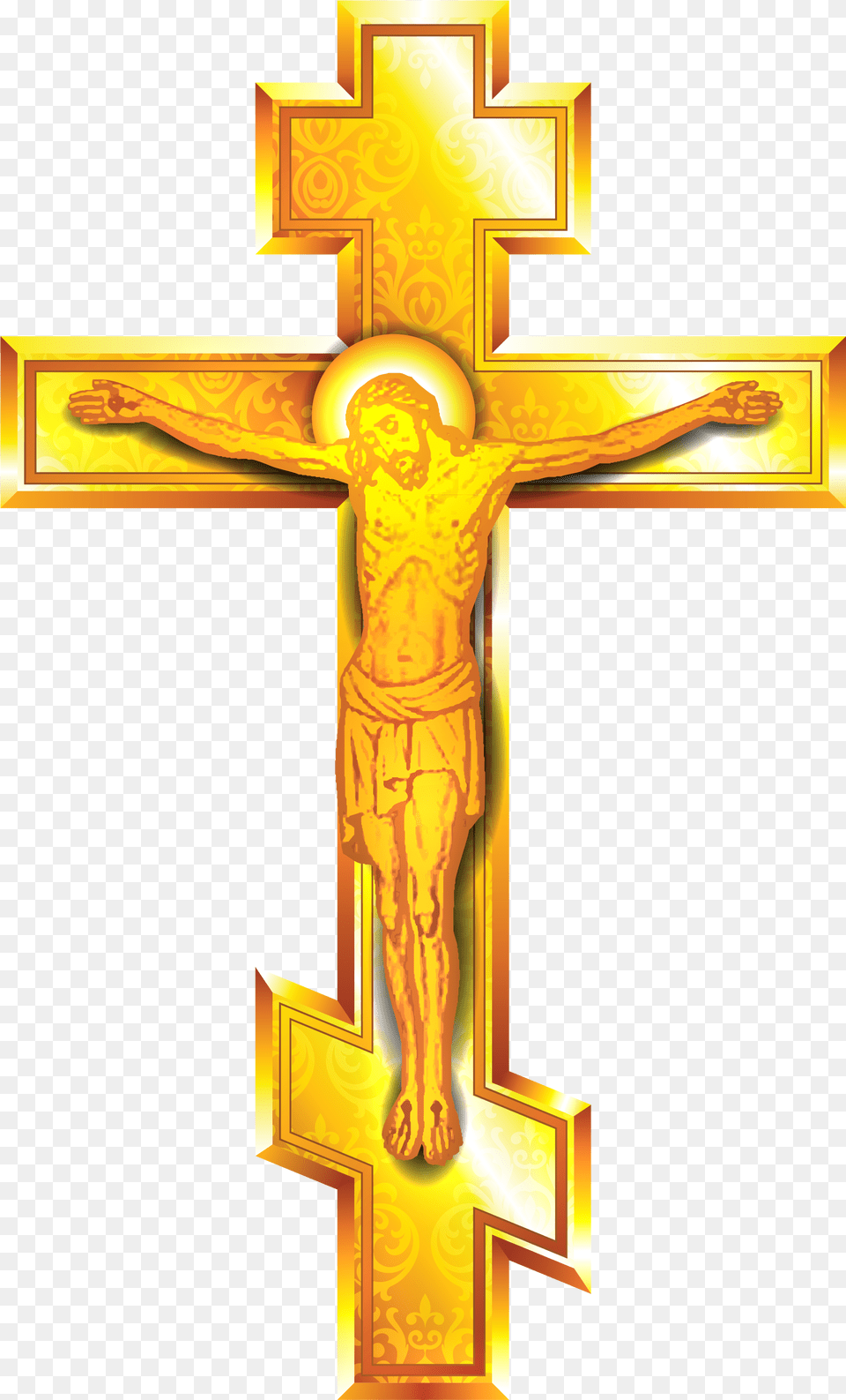 Gold Cross Transparent, Symbol, Crucifix Png