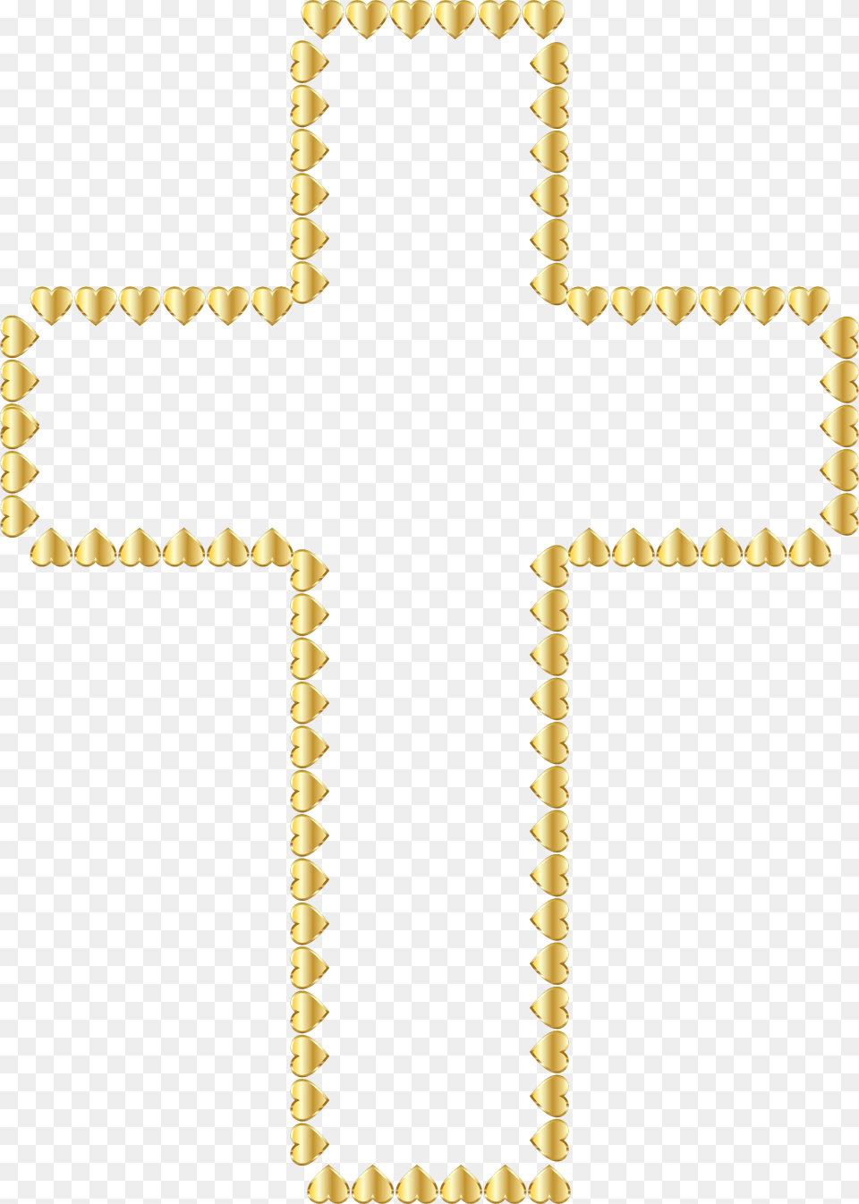 Gold Cross With No Background, Symbol Png
