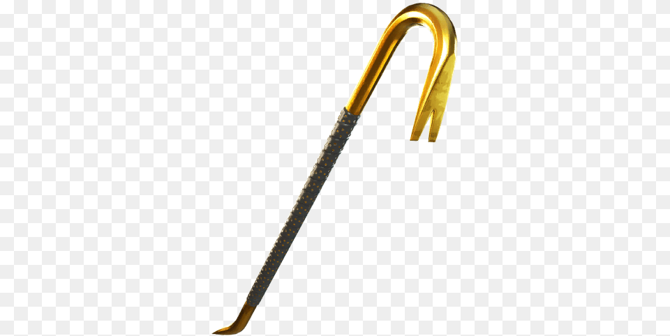 Gold Crow U2013 Fortnite Pickaxe Skin Tracker Gold Crow Pickaxe, Electronics, Hardware, Stick, Smoke Pipe Free Png Download