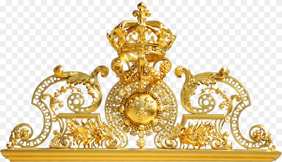 Gold Crown Decorative Palace Of Versailles, Accessories, Jewelry, Treasure, Chandelier Free Transparent Png