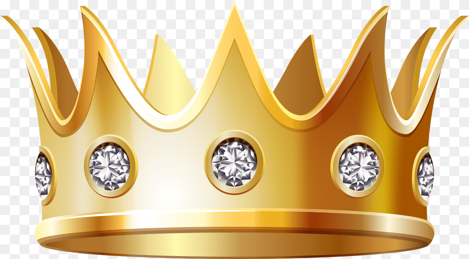 Gold Crown With Diamonds Clip Art Clip Art Png Image