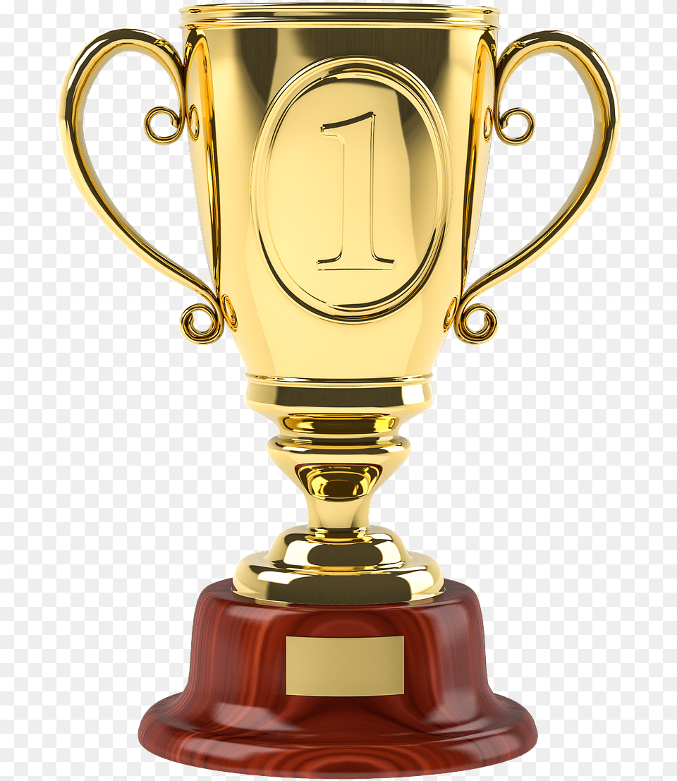 Gold Cup First One Gold Cup, Trophy, Smoke Pipe Free Transparent Png