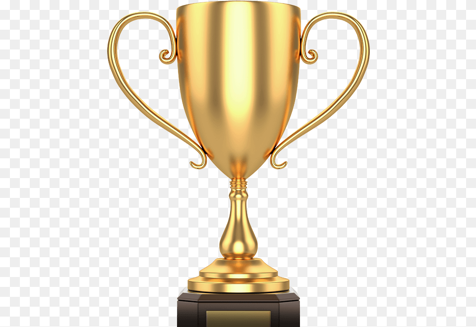 Gold Cup Trophy Golden Cup, Smoke Pipe Free Transparent Png