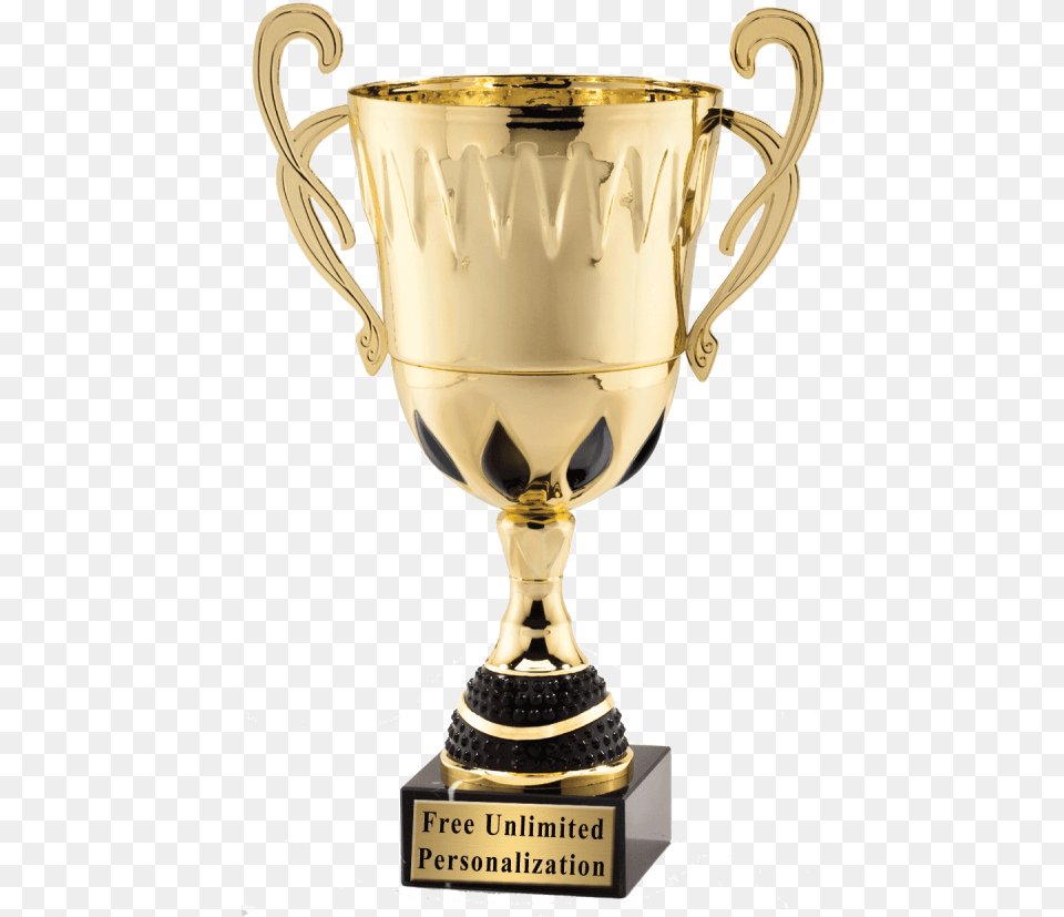 Gold Cup With Black Plastic Stem Gold Cup, Trophy Free Transparent Png