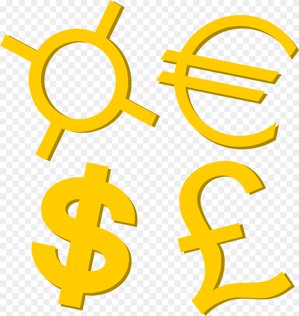 Gold Currency Symbols India New Economic Policy, Symbol, Sign, Text, Bulldozer Png Image