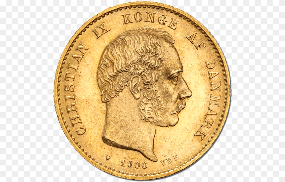 Gold Danish Kroner, Coin, Money, Person, Face Png