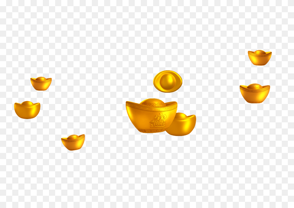 Gold Decoration Vector Download On Heypik, Treasure, Bowl, Bathing Free Png