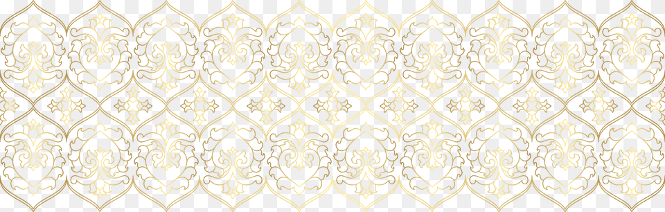 Gold Decorative Boreder Clip Art Image Wallpaper, Pattern, Floral Design, Graphics Free Transparent Png