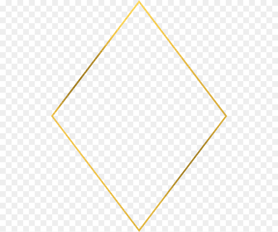 Gold Diamond Border Photos By Canva Beige, Bow, Weapon, Triangle Free Png Download