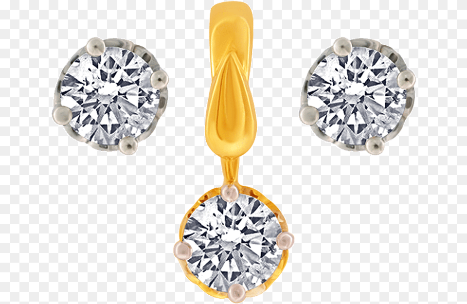 Gold Diamond Jewellery Set, Accessories, Earring, Gemstone, Jewelry Free Transparent Png