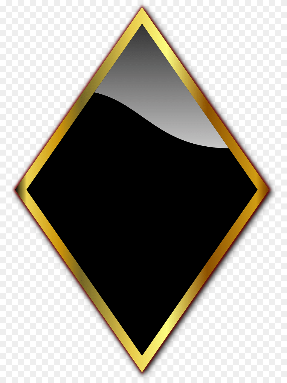 Gold Diamond Shape Clipart, Sign, Symbol Png Image
