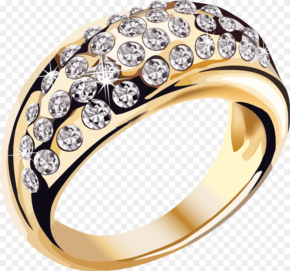 Gold Diamonds Ring Jewelry, Accessories, Diamond, Gemstone Free Transparent Png
