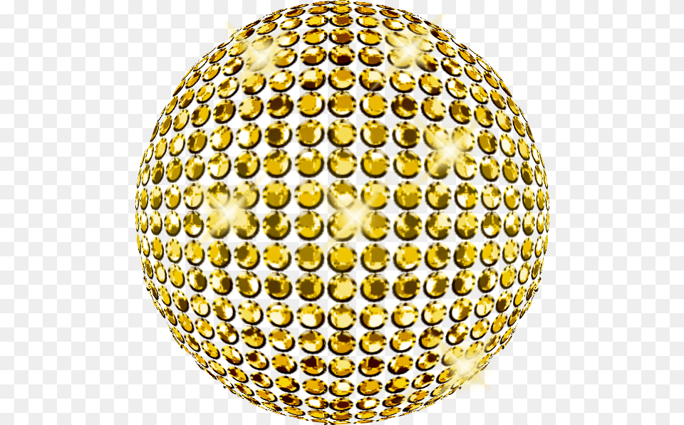 Gold Disco Ball, Sphere, Golf, Golf Ball, Sport Free Transparent Png