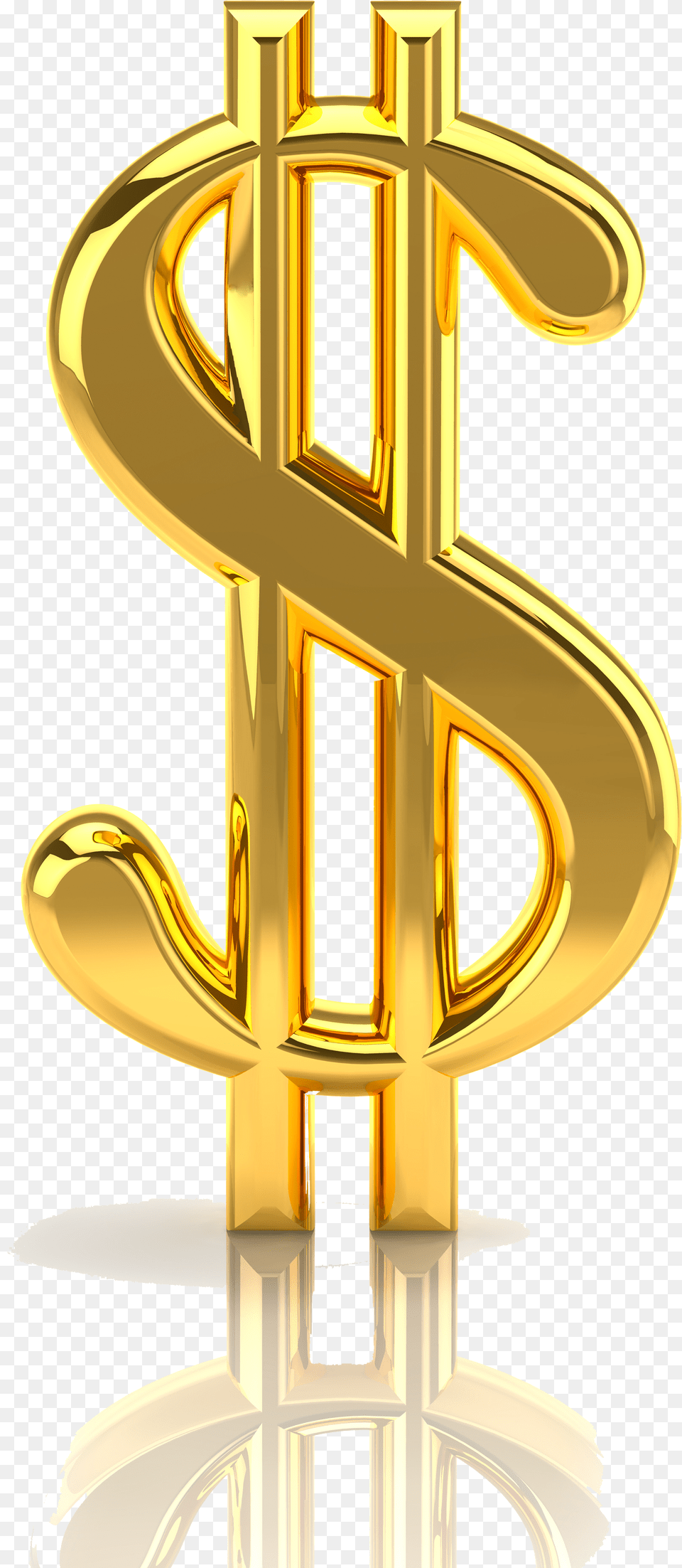 Gold Dollar File Gold Dollar, Cross, Symbol, Weapon, Light Free Png