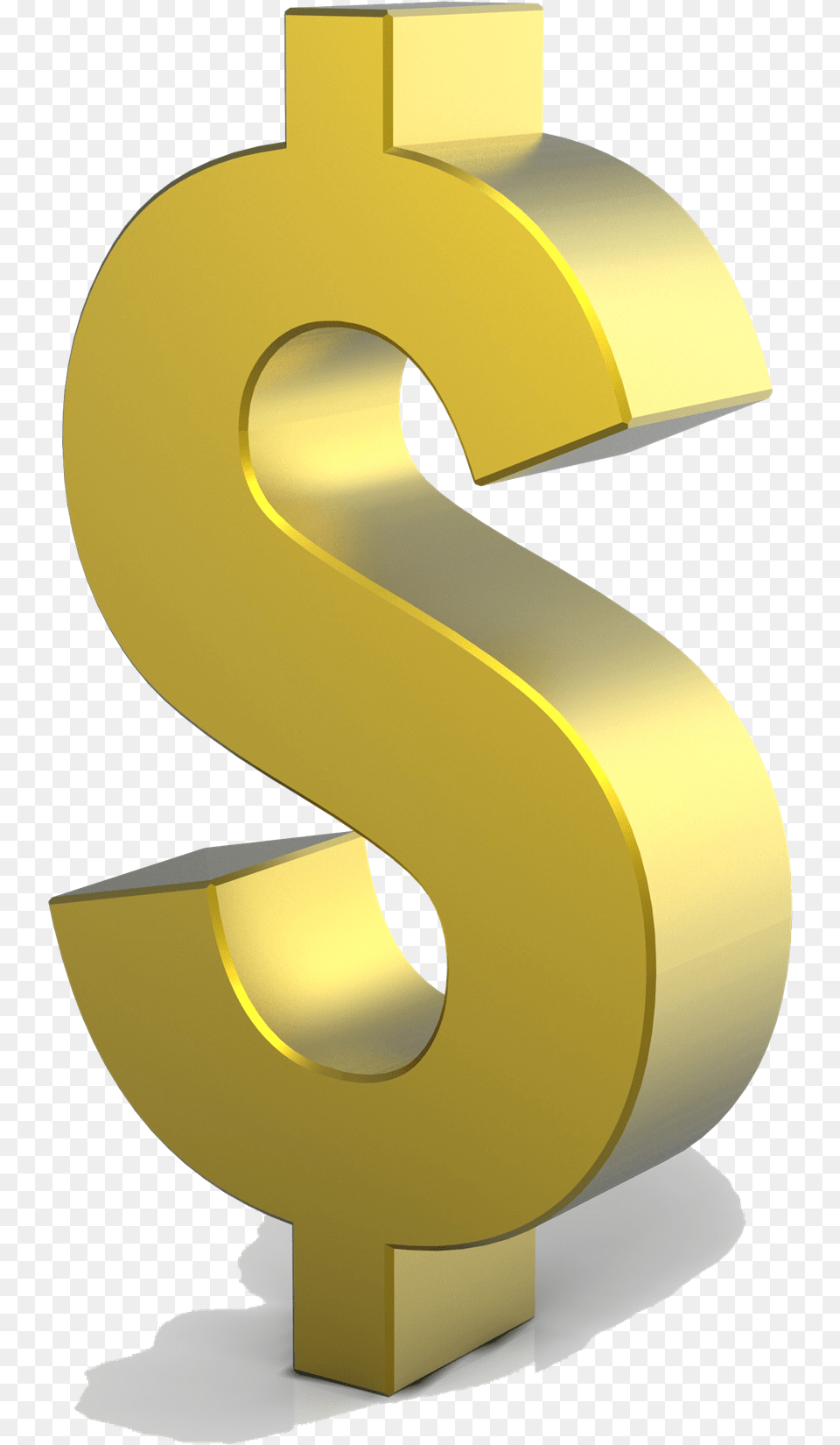 Gold Dollar Sign, Number, Symbol, Text Free Png