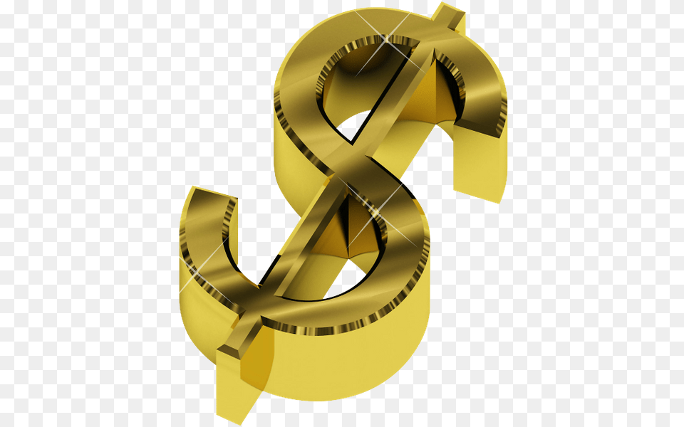 Gold Dollar Sign, Symbol, Text, Alphabet, Ampersand Free Png