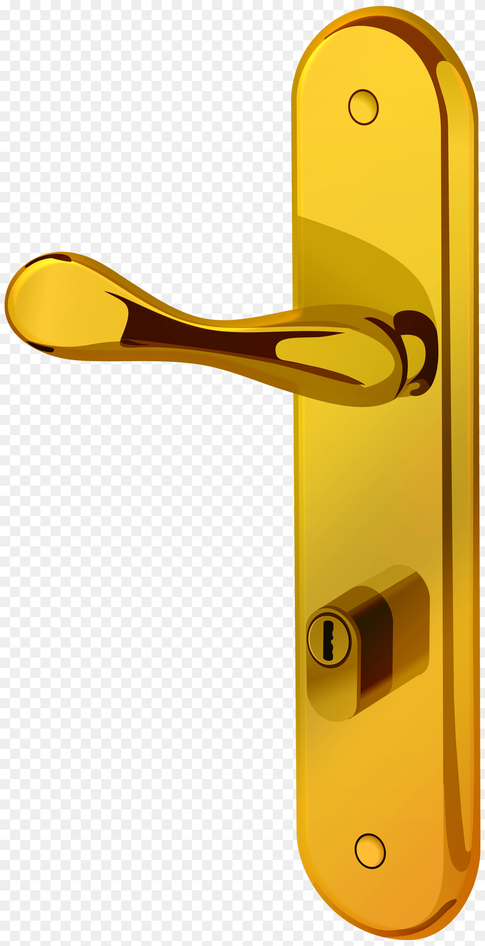 Gold Door Handle Clip Art, Cross, Symbol, Smoke Pipe Free Png Download