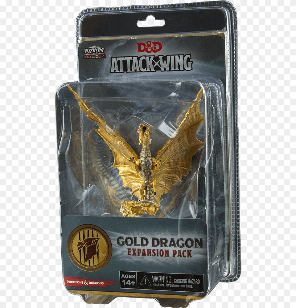 Gold Dragon Wing Attack, Logo, Badge, Emblem, Symbol Png Image