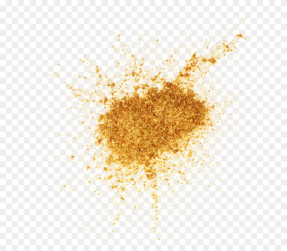 Gold Dust Gold Paint Splatter Transparent, Plant, Pollen, Powder Png