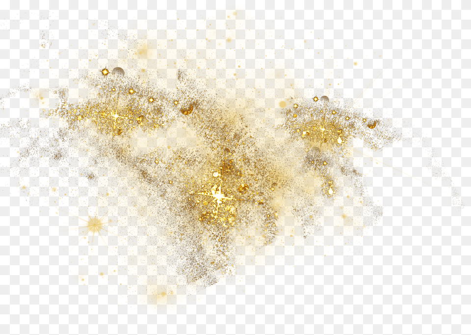 Gold Dust Sparkles Glitter Background Gold Dust, Powder, Flour, Food, Fireworks Free Transparent Png