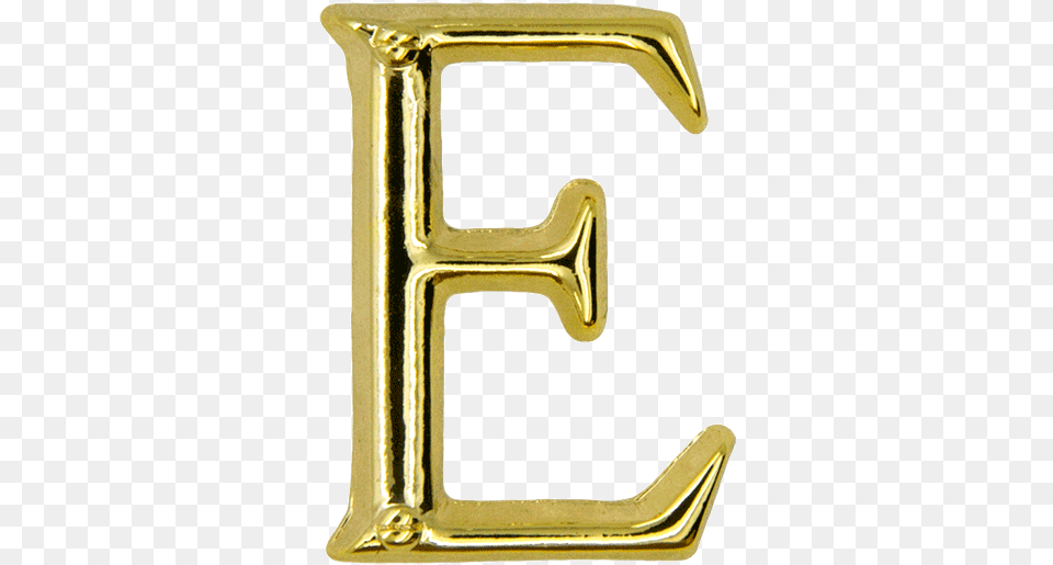 Gold E Letter, Accessories, Buckle, Smoke Pipe Free Png