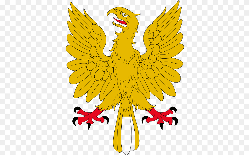 Gold Eagle Wings 1 Image Golden Eagle Clip Art, Emblem, Symbol, Person Png