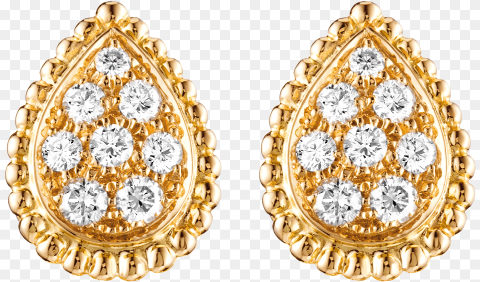 Gold Earring Boucheron Serpent Boheme Earrings, Accessories, Jewelry, Diamond, Gemstone Free Png