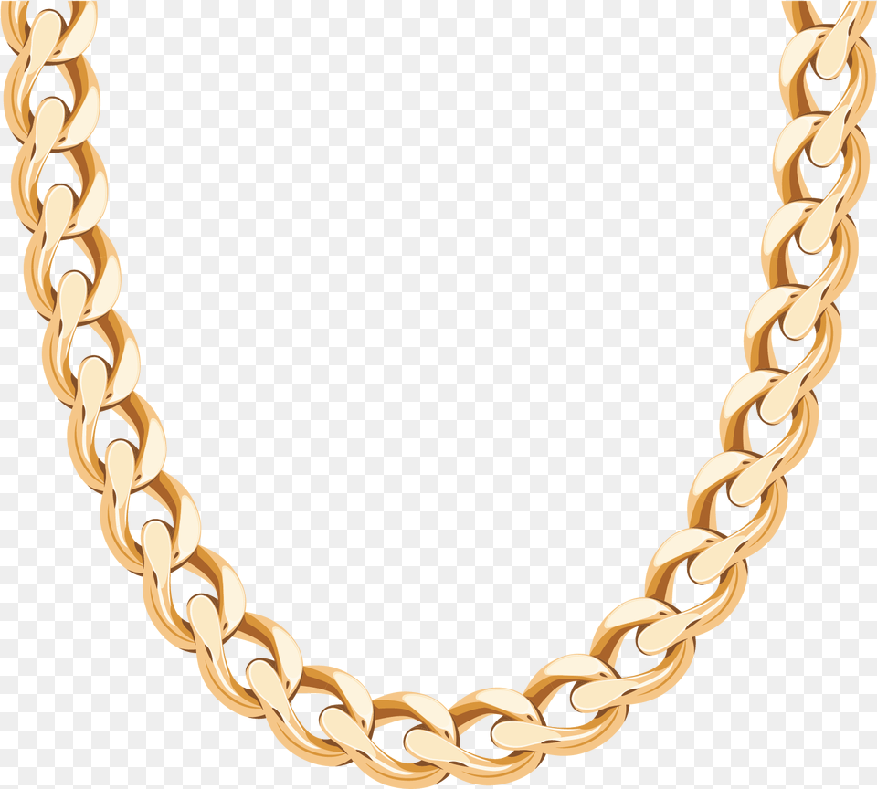 Gold Earring Vector Necklace Chains Heavy Gold Chain Design, Accessories, Jewelry, Chandelier, Lamp Free Png Download