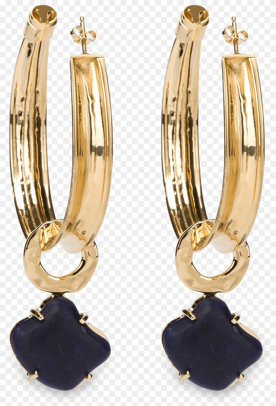 Gold Earrings With Blue Stones Earrings, Accessories, Earring, Jewelry, Gemstone Png Image