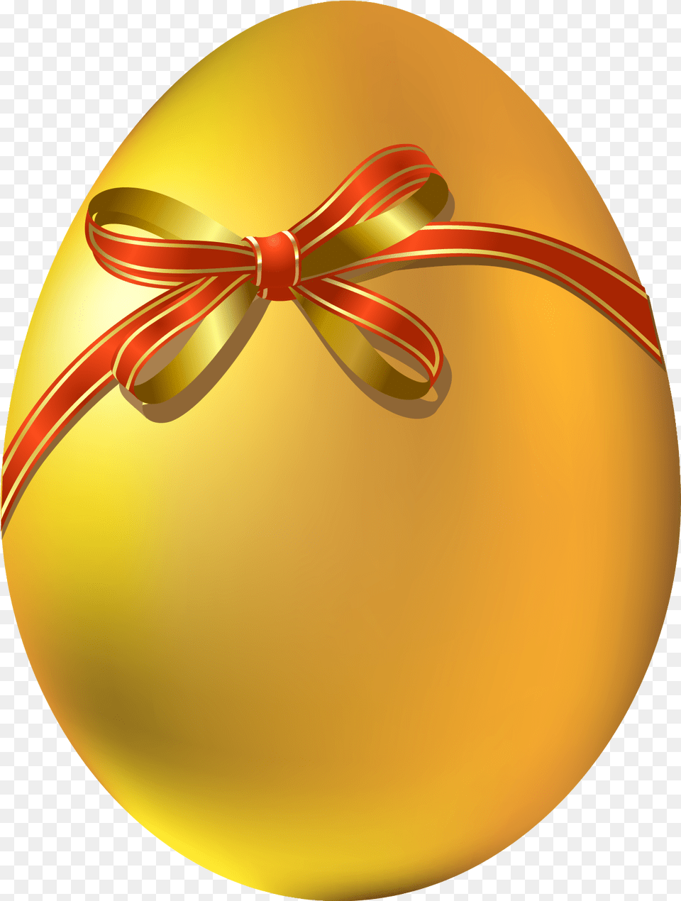 Gold Easter Egg With Red Bow Clipart Images Of Easter Eggs, Easter Egg, Food, Astronomy, Moon Free Transparent Png