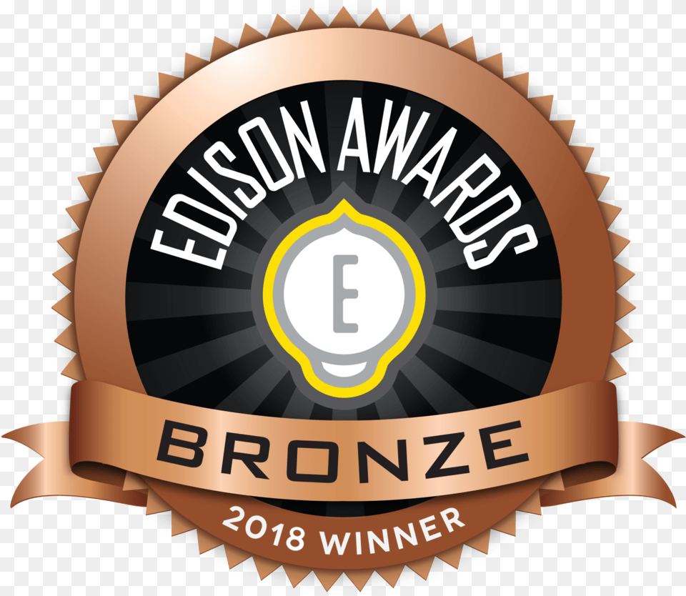 Gold Edison Award 2018 Winner, Badge, Logo, Symbol, Architecture Png