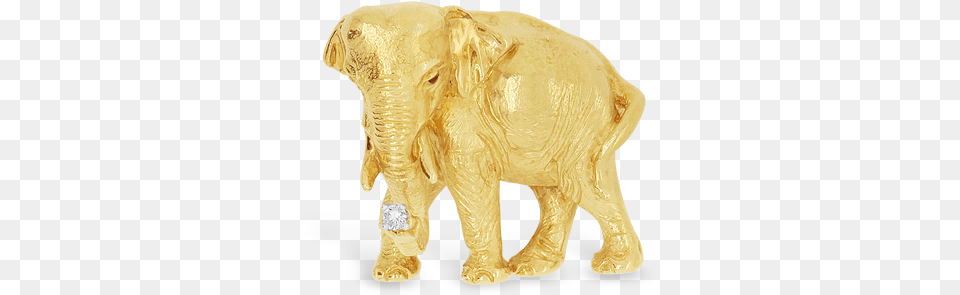 Gold Elephant Estate Pin U2013 Craiger Drake Designs Decorative, Animal, Mammal, Wildlife Png Image