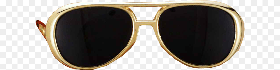 Gold Elvis Glasses Everyday Carry, Accessories, Sunglasses Free Transparent Png