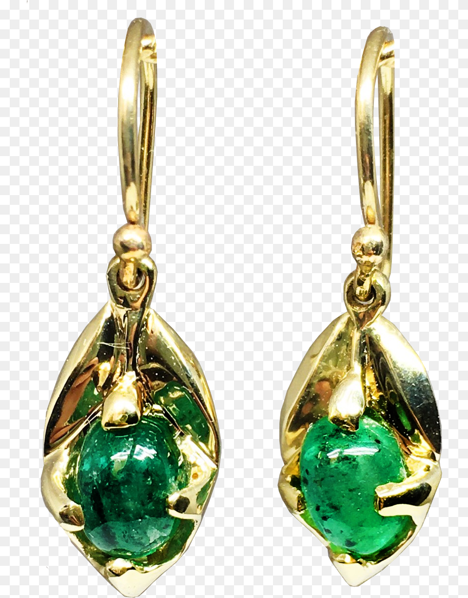 Gold Emerald Earrings, Accessories, Earring, Gemstone, Jewelry Free Png Download
