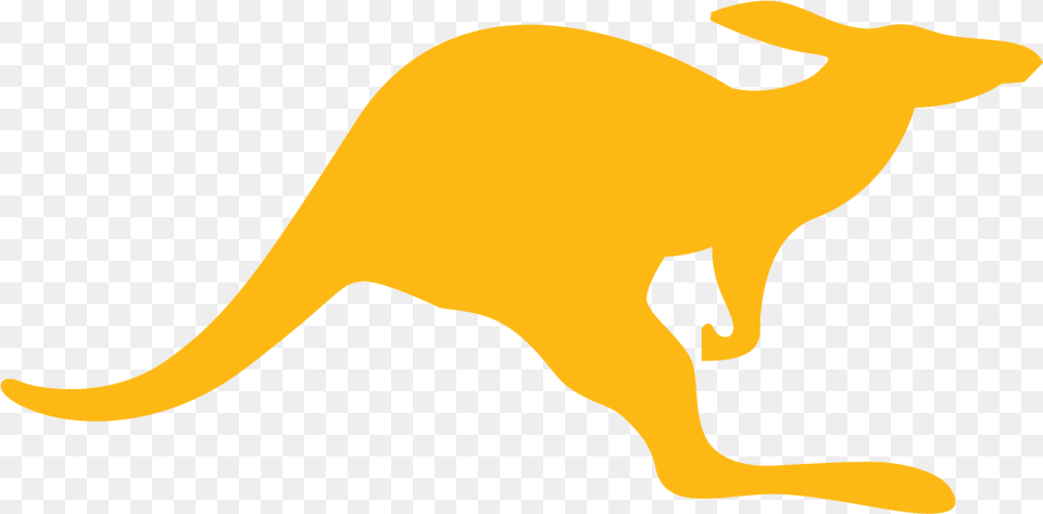 Gold Eps Format Yellow Kangaroo Logo 1228x604 Gold Kangaroo, Animal, Mammal, Fish, Sea Life Free Png Download