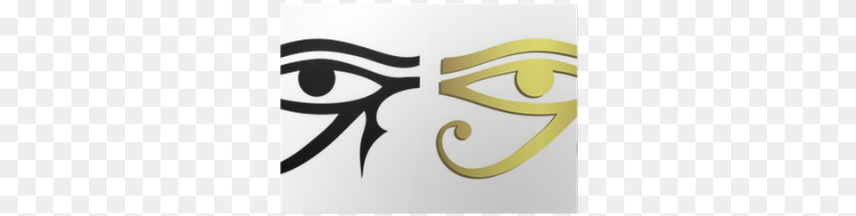 Gold Eye Of Horus, Art, Graphics, Text, Handwriting Png