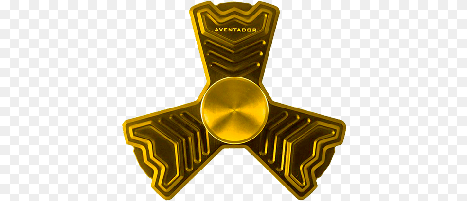 Gold Fidget Spinner Clipart Mart Gold Fidget Spinner, Badge, Logo, Symbol, Food Free Png Download