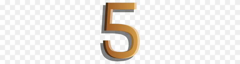 Gold Figure One Solid Symbol, Number, Text Png