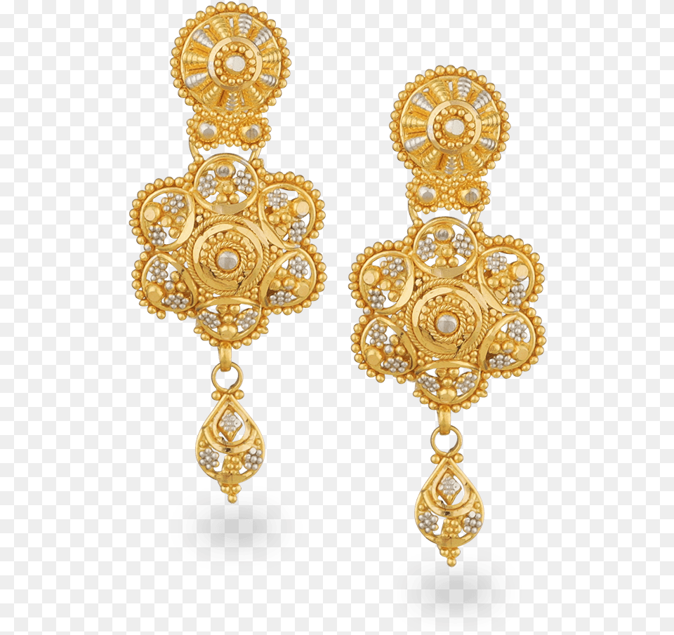 Gold Filigree Earrings Earrings, Accessories, Earring, Jewelry Free Png