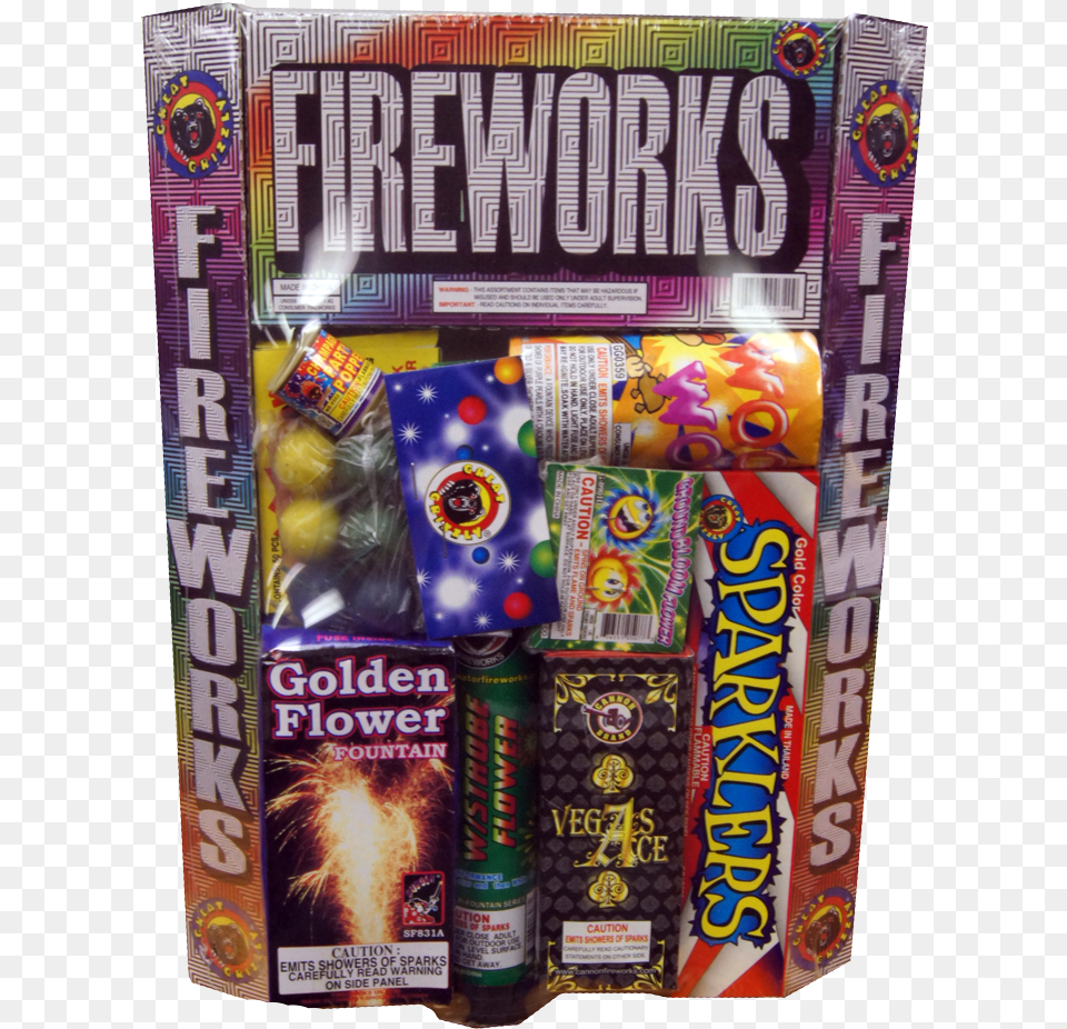Gold Fireworks, Food, Sweets, Candy, Can Png
