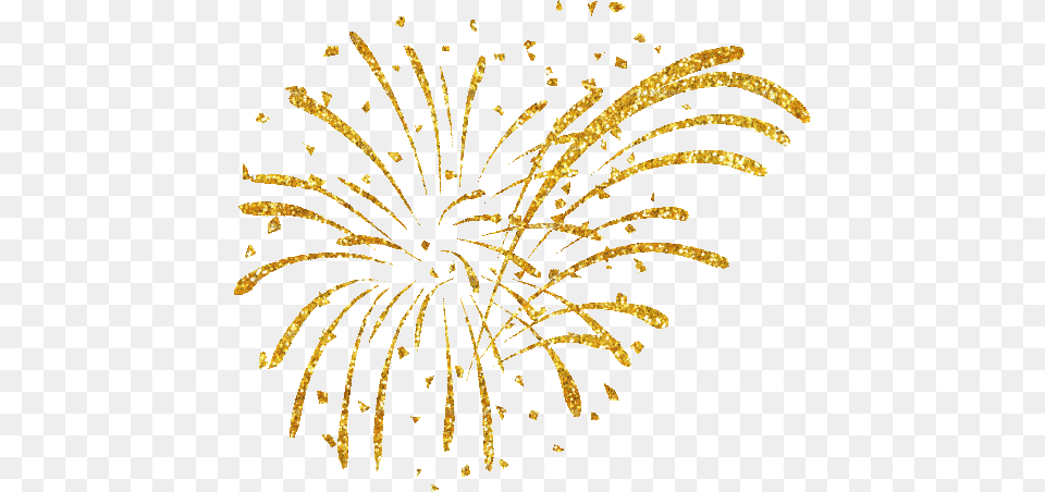 Gold Fireworks Image Library Stock New Year Effect, Glitter Free Transparent Png