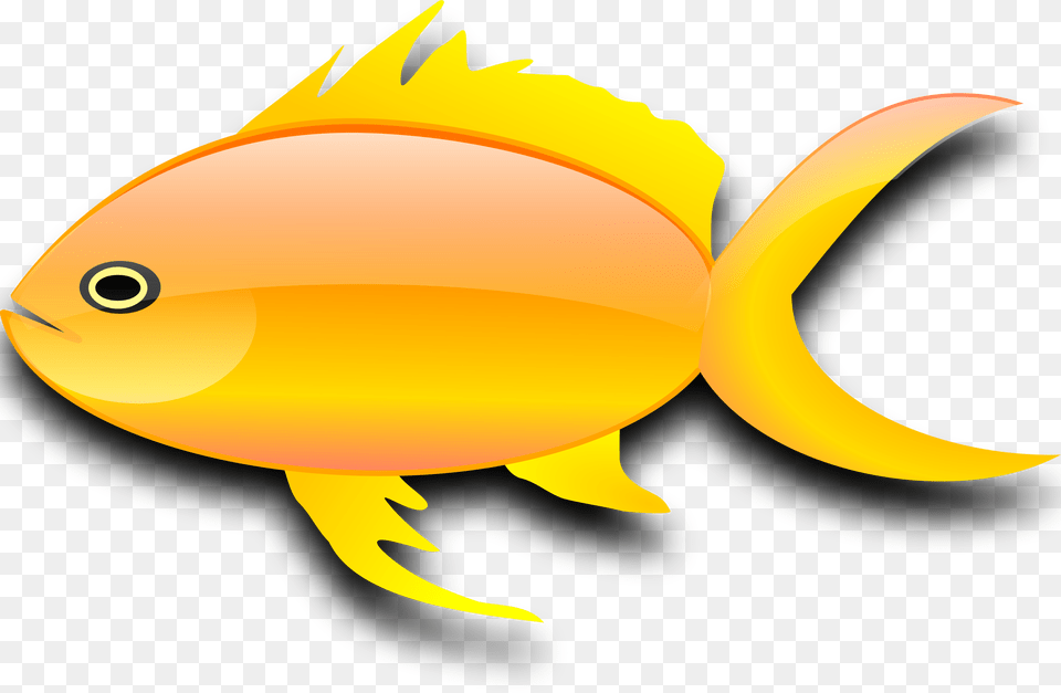 Gold Fish Clip Art Gold Fish Clip Art, Animal, Sea Life, Goldfish Png Image