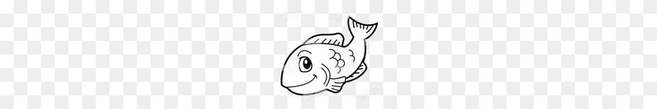 Gold Fish Clipart Goldfish Outline, Animal, Sea Life, Shark, Puffer Free Png Download