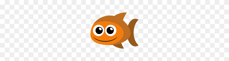 Gold Fish Icon Flat Animal Iconset Martin Berube, Sea Life, Goldfish, Face, Head Free Png